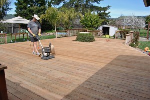 deck sanding